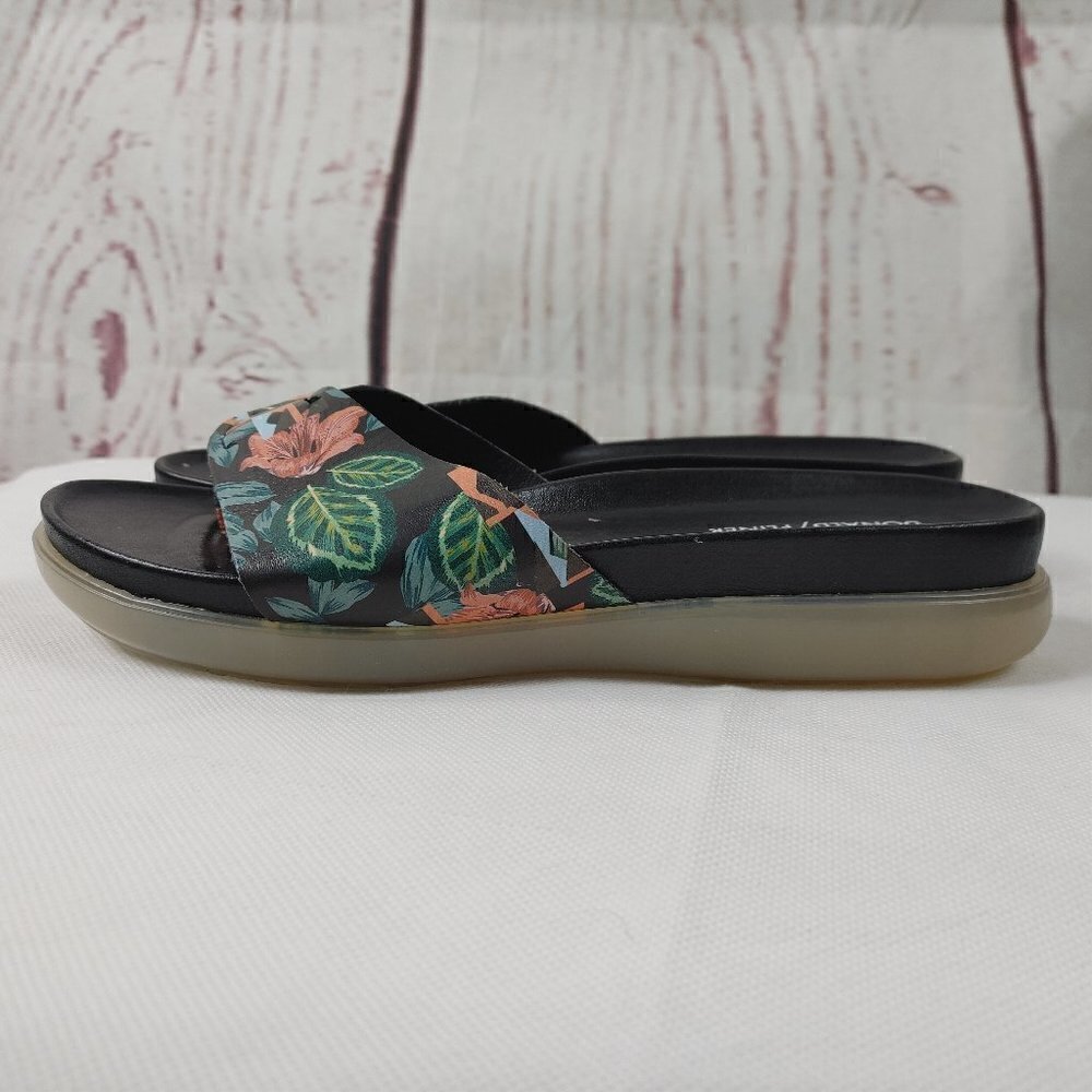Donald Pliner Floral Thong Slide Hollie Sandals Size 9.5M